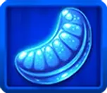 Blue candy shoe symbol