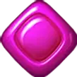 Purple square candy symbol